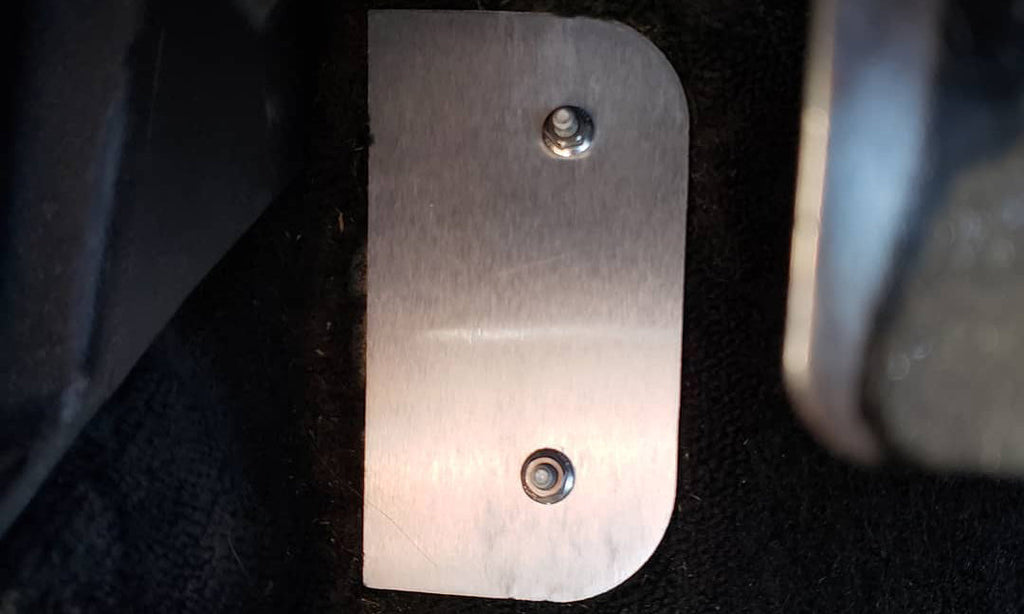 Mazda Miata Dead pedal delete plate