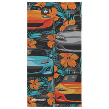 Load image into Gallery viewer, Miata Beach Towel 2020 - Orange Hibiscus Floral