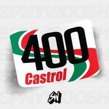 Load image into Gallery viewer, Vintage style Castrol racing numbers