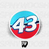 The King 43 Racing Numbers